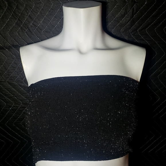 Black Sparkle Bandeau - Picture 2 of 2